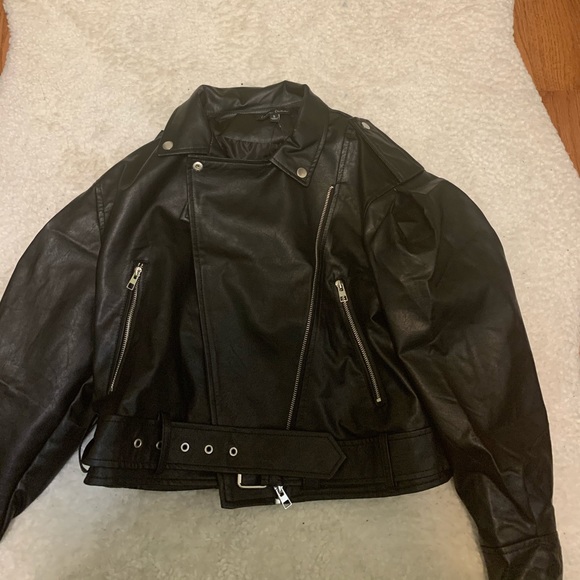 Vegan Leather Moto Jacket - Picture 4 of 6